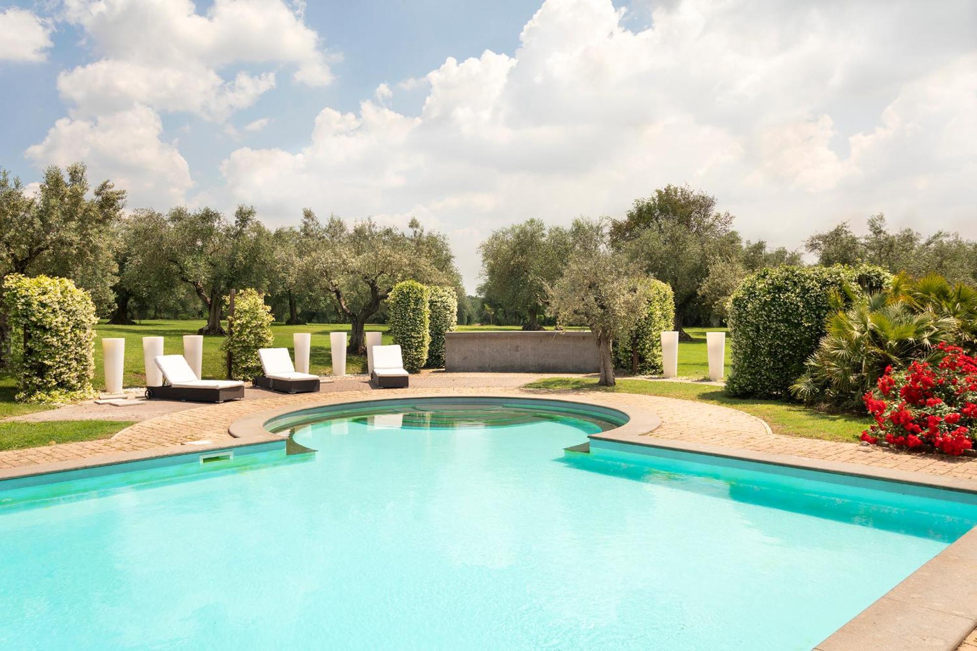 Villa In Via Della Marcigliana Casale Torre San Giovanni Екстер'єр фото